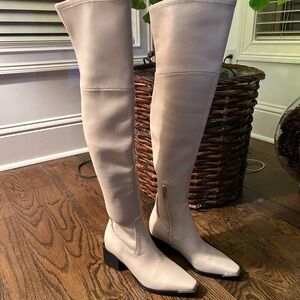 Marc Fisher NWOT Over-the-Knee Boots in Beige